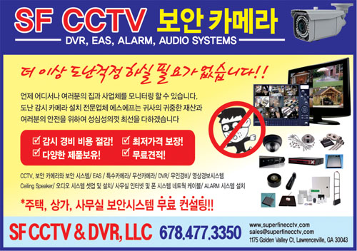 SF CCTV 보안 카메라